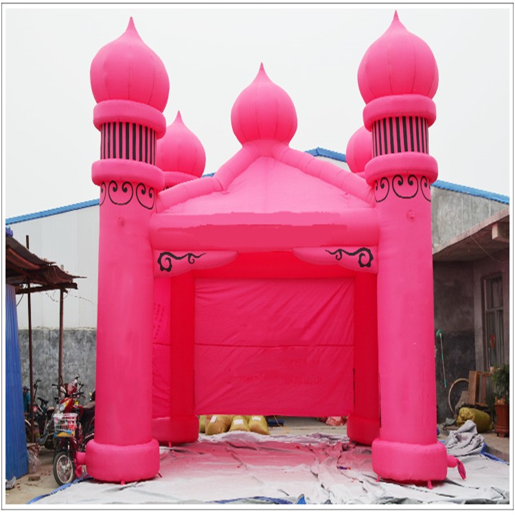 烈山粉色帐篷